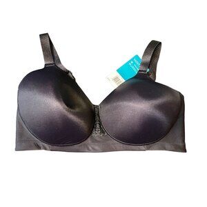 Vanity Fair NWT Black Full Figure Beauty Back Bra Sz 40DD